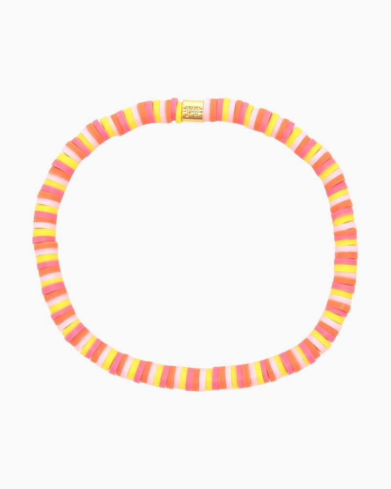 PV Seascape Vinyl Disc Stretch Bracelet-Podos Boutique, a Women's Fashion Boutique Located in Calera, AL