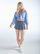 SS Pleated Shorts-Shorts-Podos Boutique, a Women's Fashion Boutique Located in Calera, AL