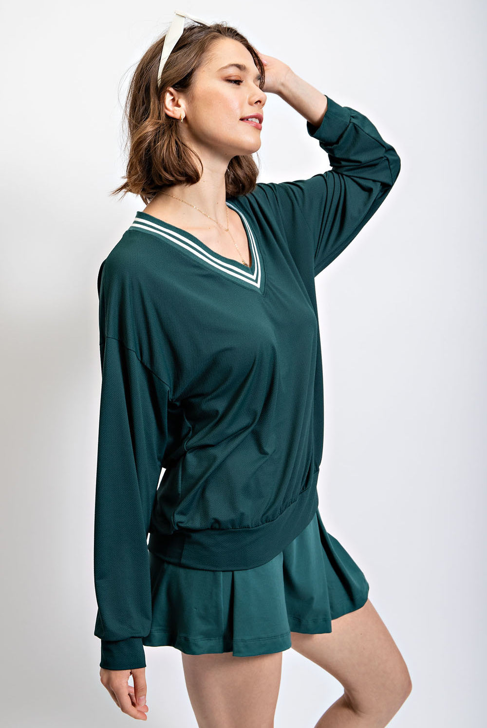 Rae Mode Quick Dry Sweatshirt-Pullover-Podos Boutique, a Women's Fashion Boutique Located in Calera, AL