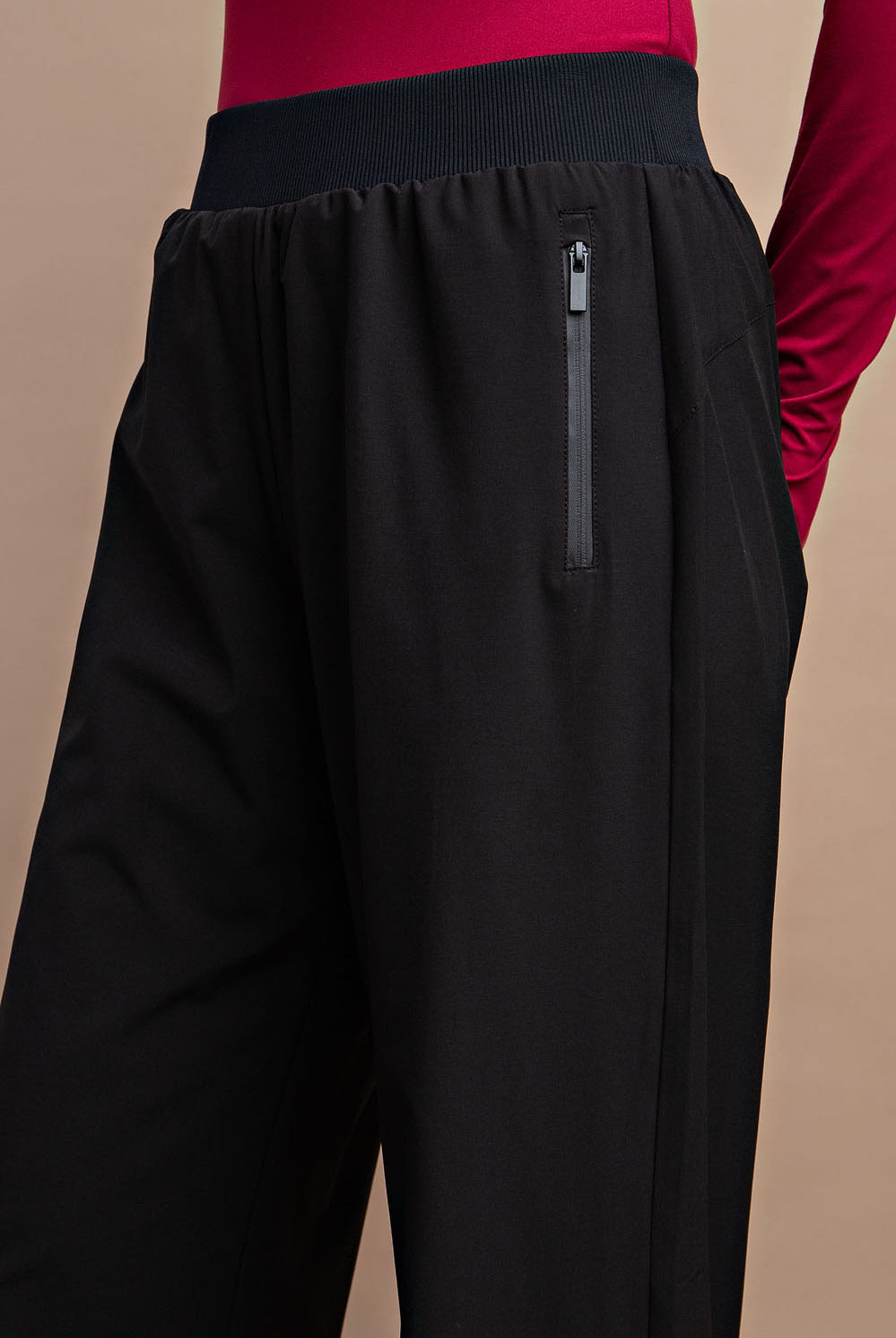 Stretch Woven Straight Pants-Joggers-Podos Boutique, a Women's Fashion Boutique Located in Calera, AL