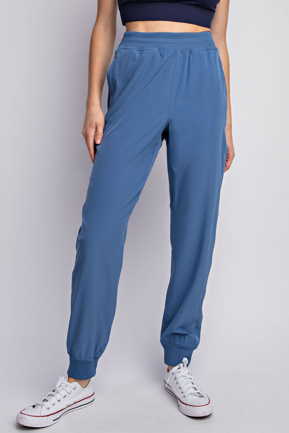 Oxford Dance Studio Mid Rise Jogger Pants-Joggers-Podos Boutique, a Women's Fashion Boutique Located in Calera, AL