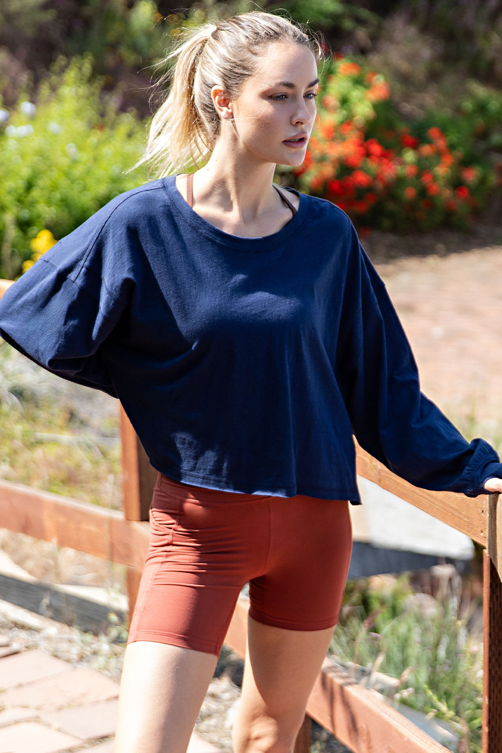 Cotton Slub Open Back Top-Fashion Tops-Podos Boutique, a Women's Fashion Boutique Located in Calera, AL