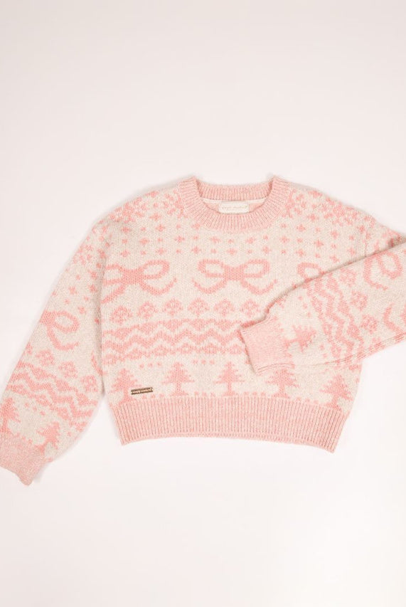 Simply Southern Felicity Bow Sweater-Sweaters-Podos Boutique, a Women's Fashion Boutique Located in Calera, AL