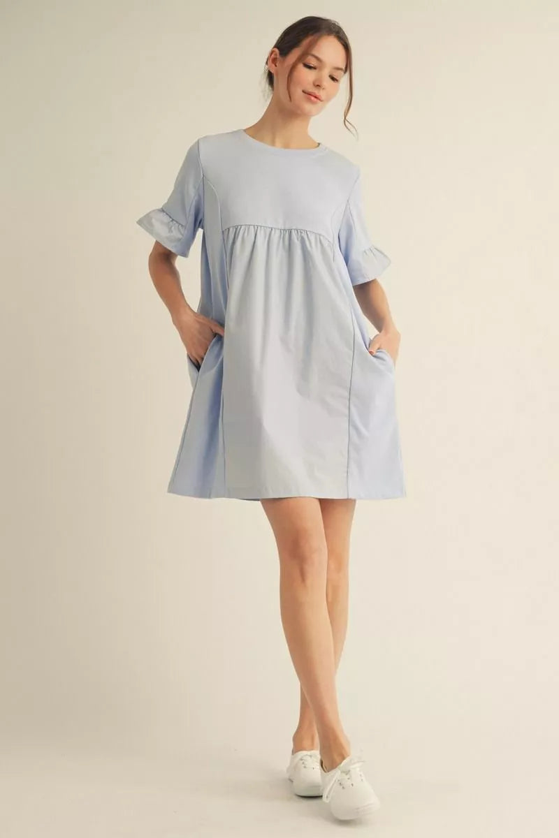 Ocean Breeze Dress 2-Short Dresses-Podos Boutique, a Women's Fashion Boutique Located in Calera, AL