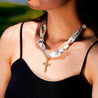 Scarf Necklace-Jewelry-Podos Boutique, a Women's Fashion Boutique Located in Calera, AL