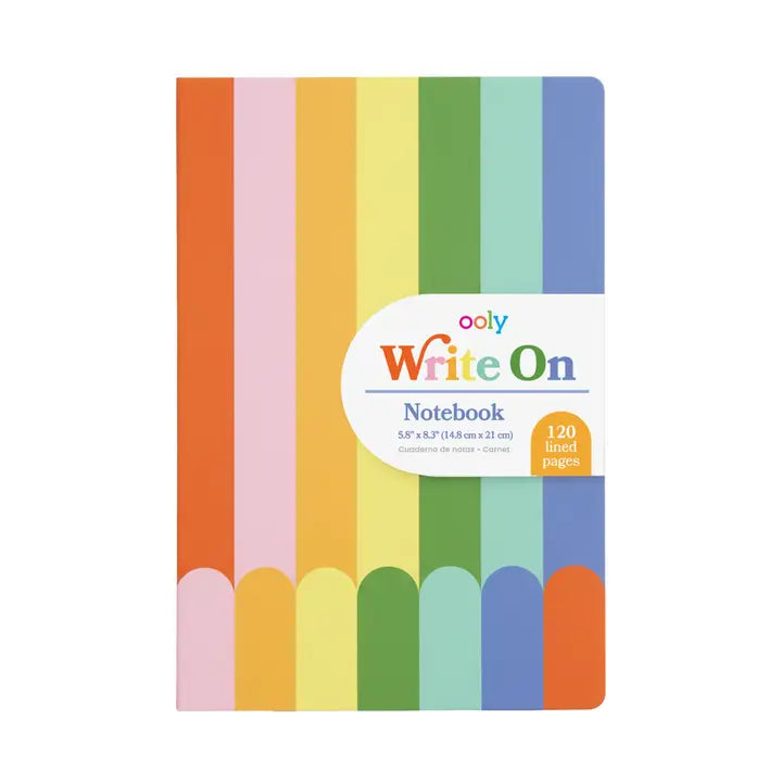Write On Notebook - 5.8" X 8.3"-Stationary-Podos Boutique, a Women's Fashion Boutique Located in Calera, AL