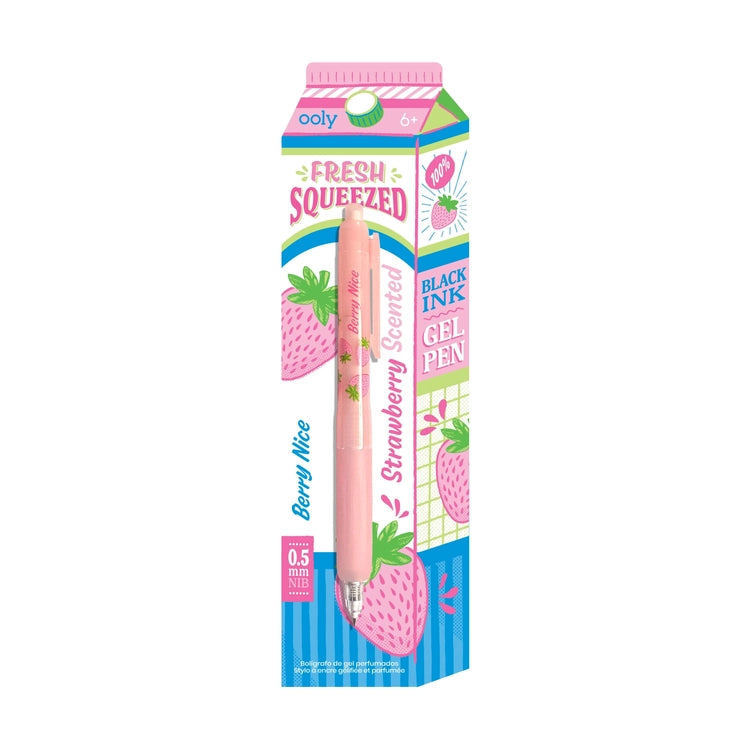 Fresh Squeezed Black Ink Scented Gel Pens-Stationary-Podos Boutique, a Women's Fashion Boutique Located in Calera, AL
