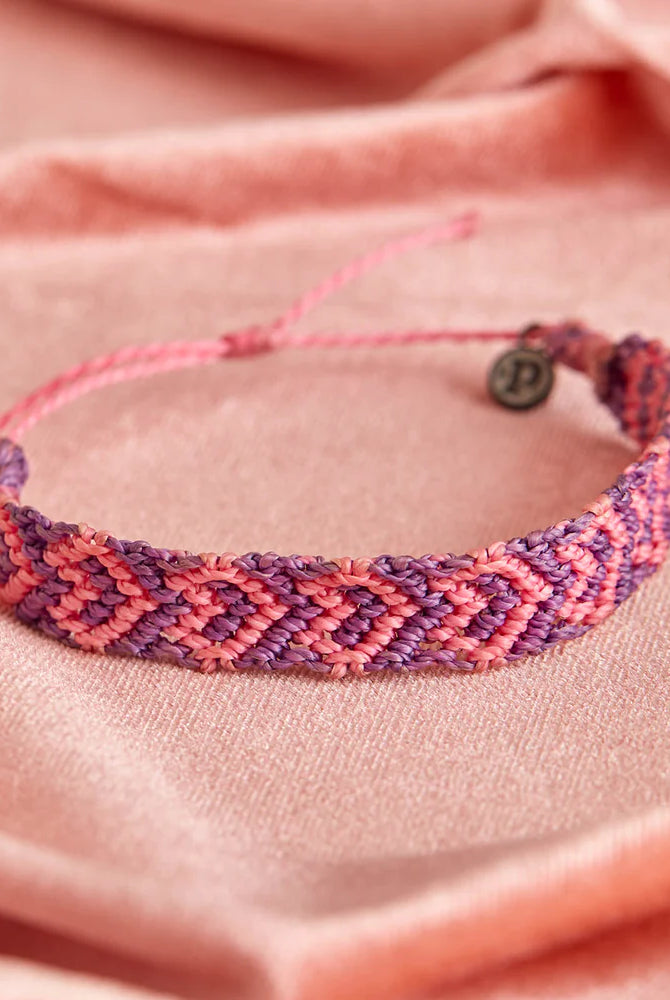 PV Woven Heart Seed Bead Bracelet-Bracelets-Podos Boutique, a Women's Fashion Boutique Located in Calera, AL