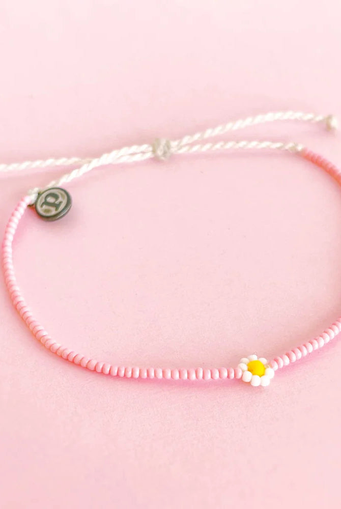PV Spring Daisy Seed Bead Bracelet-Bracelets-Podos Boutique, a Women's Fashion Boutique Located in Calera, AL