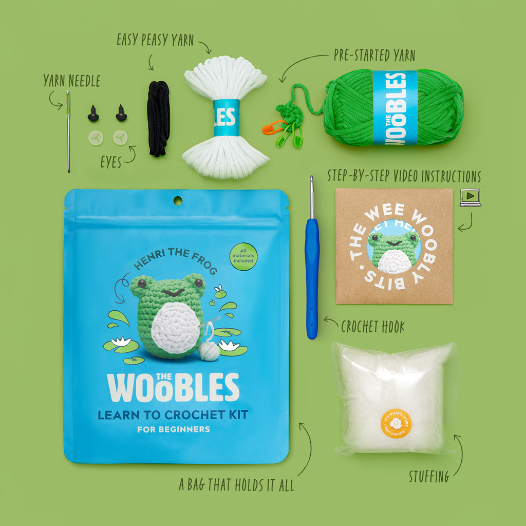 The Woobles - Learn to Crochet Kit-Misc. Gifts-Podos Boutique, a Women's Fashion Boutique Located in Calera, AL