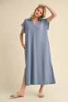 My Favorite Kind of Denim Dress-Podos Boutique, a Women's Fashion Boutique Located in Calera, AL