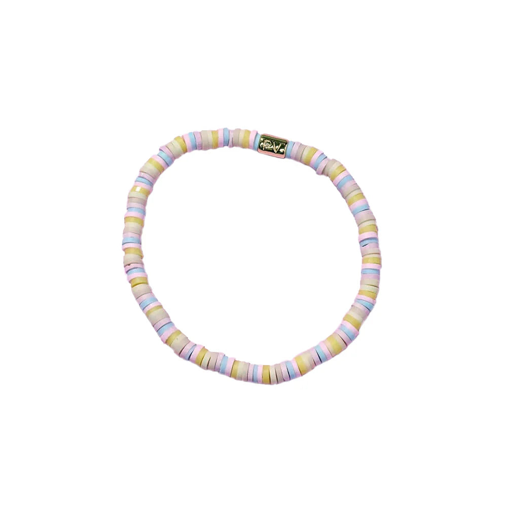 PV Seascape Vinyl Disc Stretch Bracelet-Podos Boutique, a Women's Fashion Boutique Located in Calera, AL