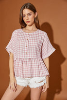 Peasantly Surprised Top-Podos Boutique, a Women's Fashion Boutique Located in Calera, AL