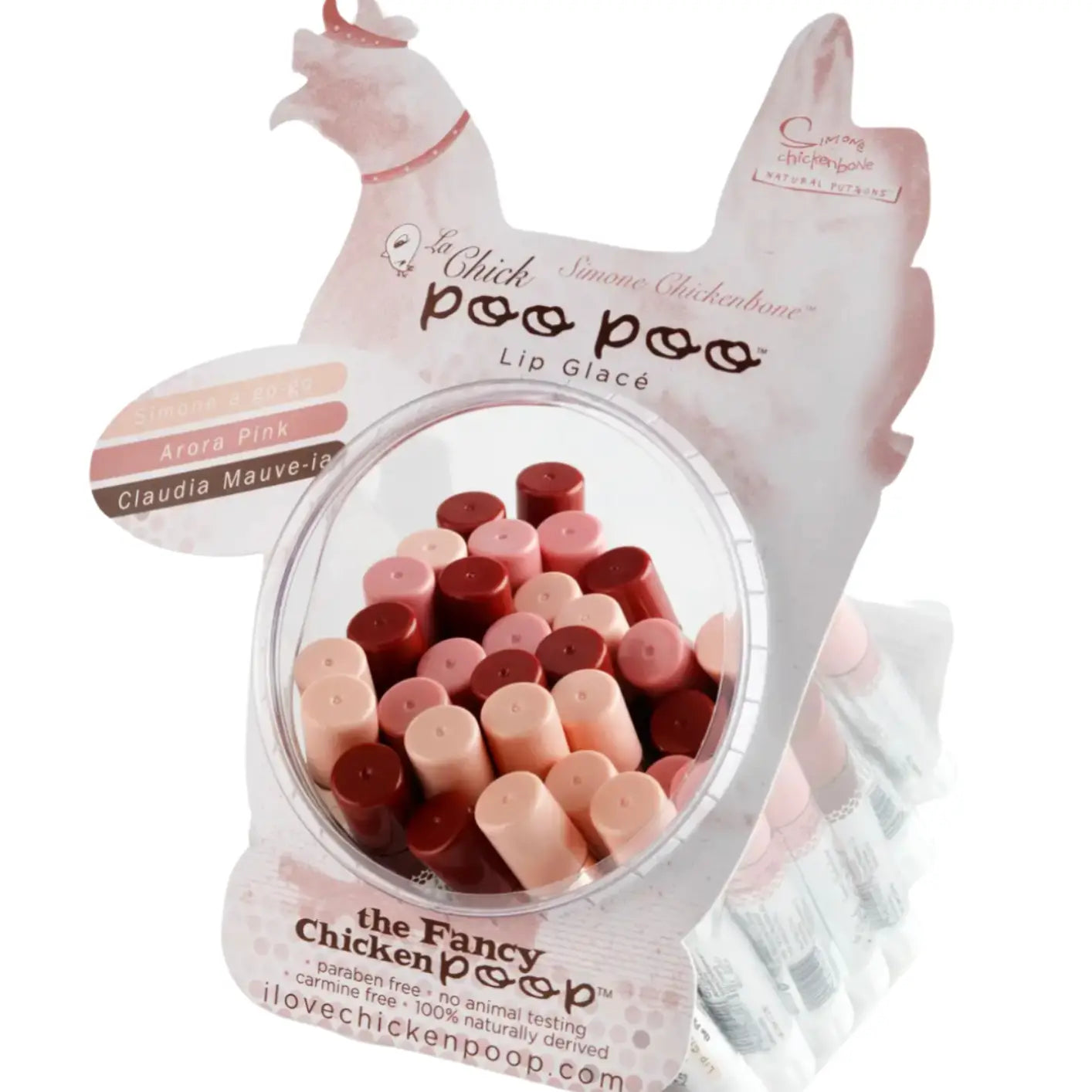 Tinted Chicken Poo Lip Balm-Cosmetics-Podos Boutique, a Women's Fashion Boutique Located in Calera, AL