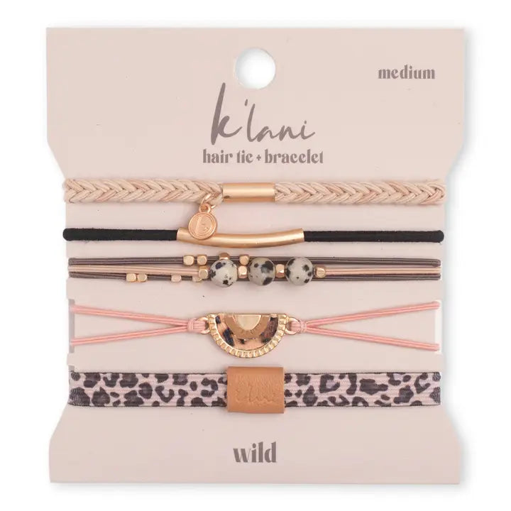 K'Lani Hair Tie Bracelets-Podos Boutique, a Women's Fashion Boutique Located in Calera, AL