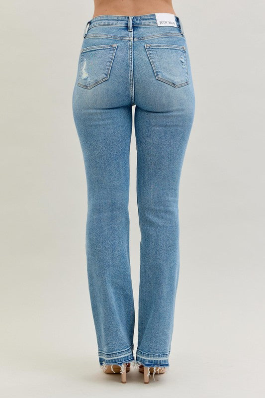 Judy Blue Mr Destroy& Release Jeans-Jeans-Podos Boutique, a Women's Fashion Boutique Located in Calera, AL