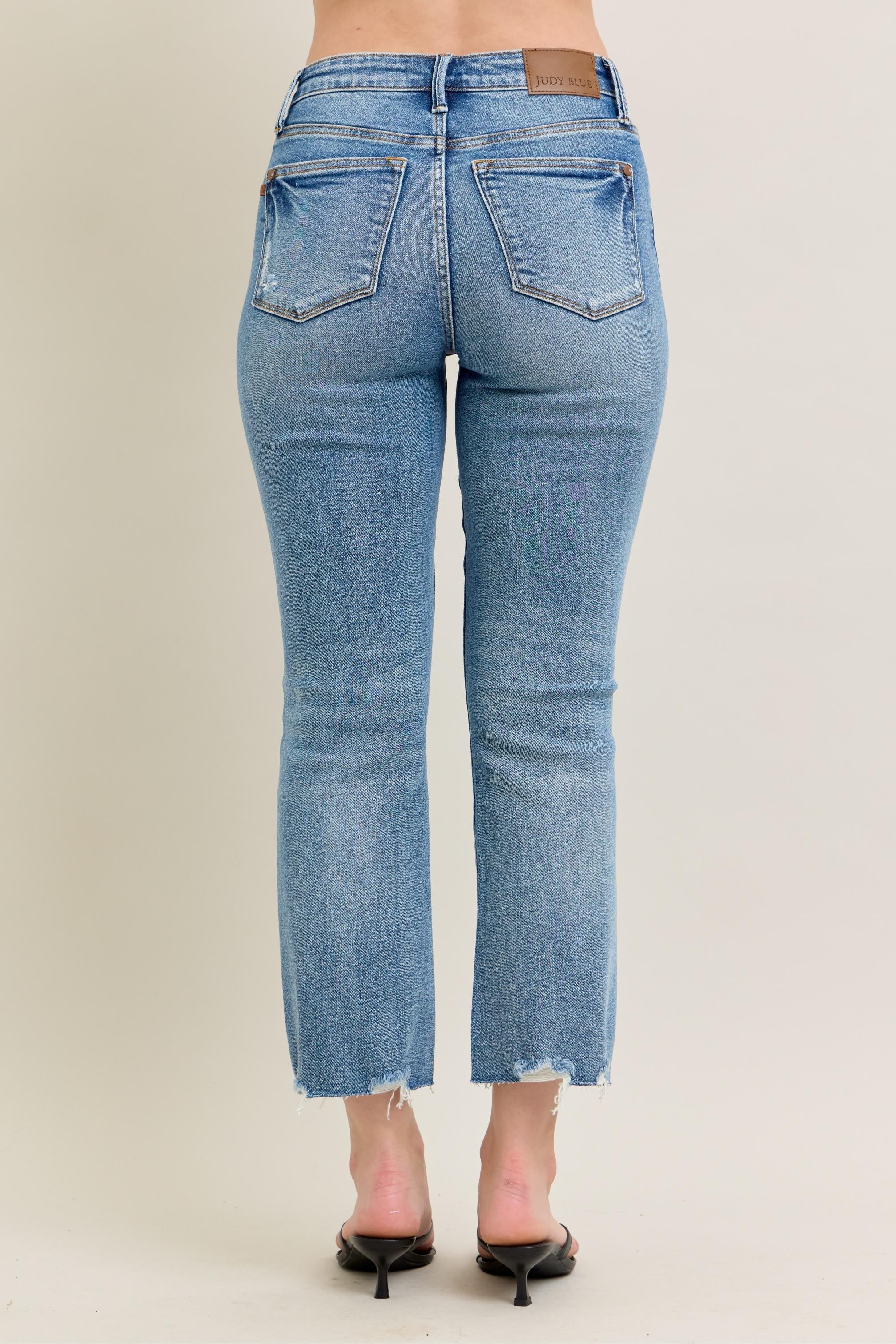 JB MR Vintage Kick Flare-Jeans-Podos Boutique, a Women's Fashion Boutique Located in Calera, AL