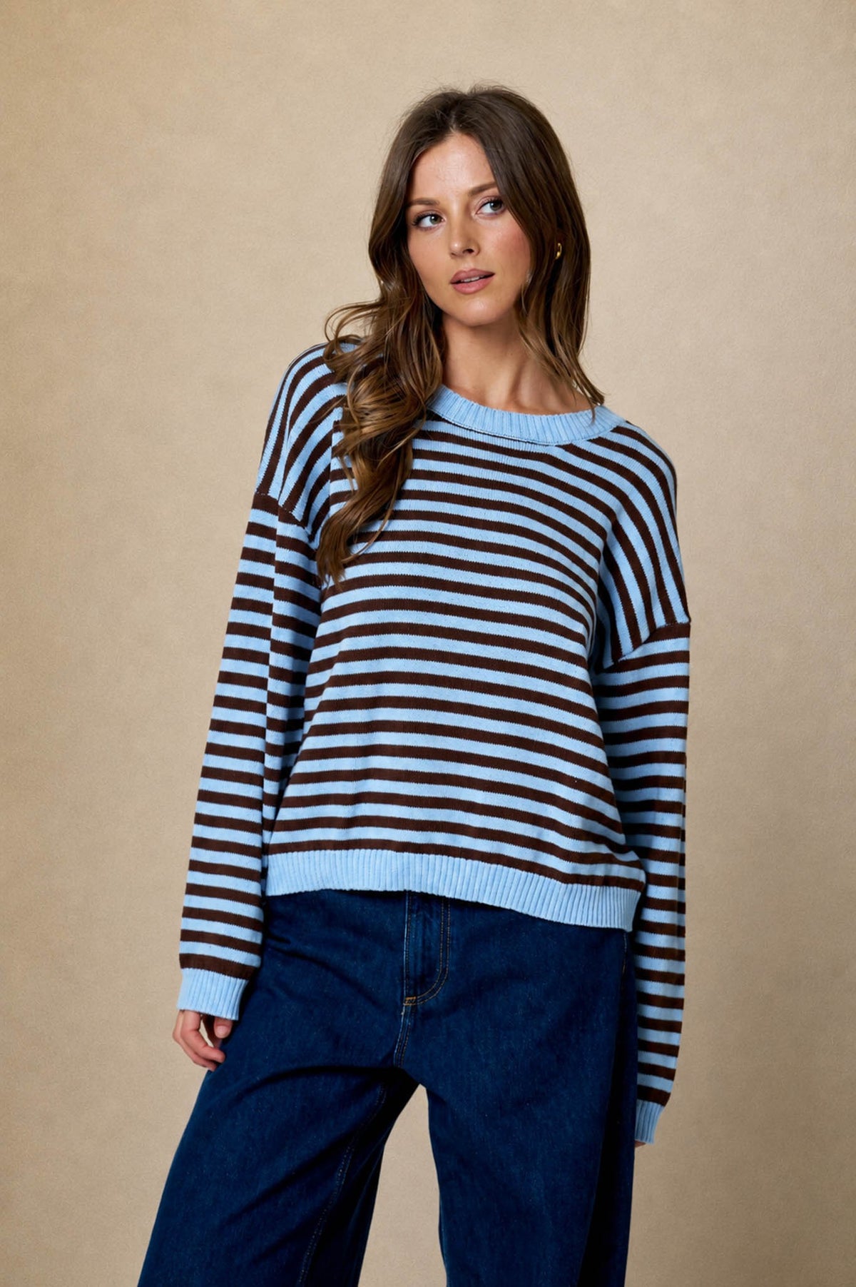 Walking Away Knit Sweater-Sweaters-Podos Boutique, a Women's Fashion Boutique Located in Calera, AL