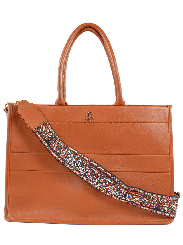 SS Leather Tote Bag-Podos Boutique, a Women's Fashion Boutique Located in Calera, AL