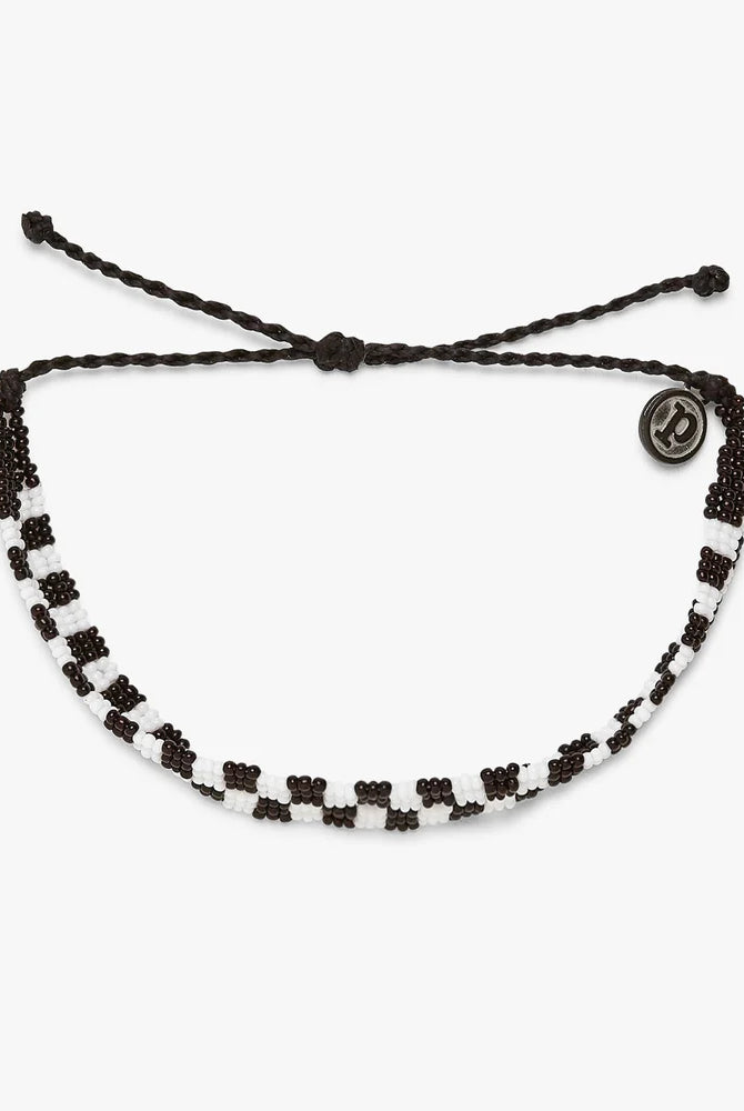 PV Woven Checkered Seed Bead Bracelet-Bracelets-Podos Boutique, a Women's Fashion Boutique Located in Calera, AL