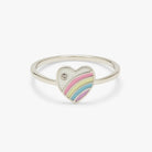 PV Pastel Vintage Heart Ring-Rings-Podos Boutique, a Women's Fashion Boutique Located in Calera, AL