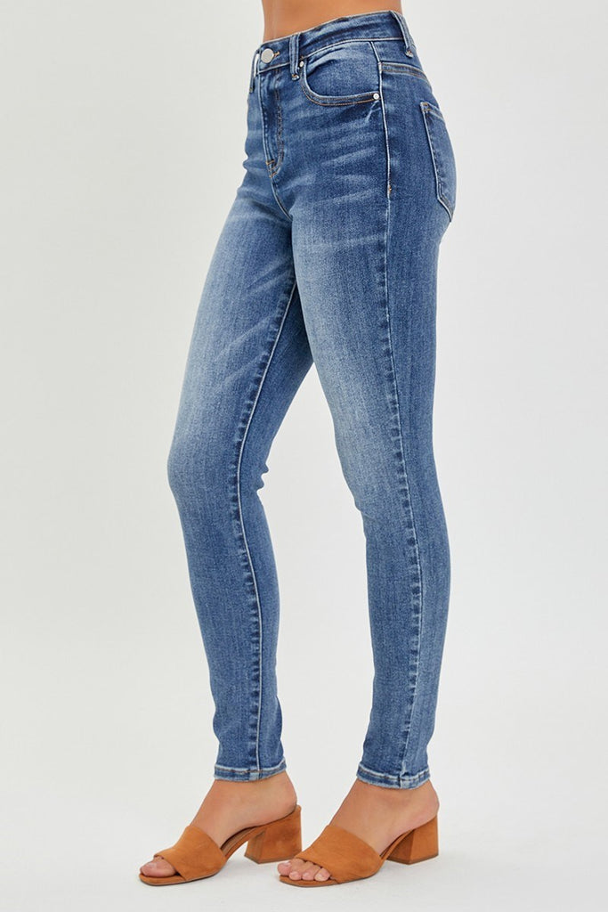 Mid Rise Ankle Skinny Jeans-Jeans-Podos Boutique, a Women's Fashion Boutique Located in Calera, AL