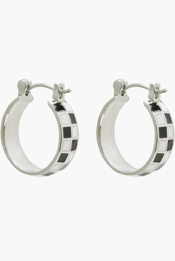 PV Huggie Earring-Earrings-Podos Boutique, a Women's Fashion Boutique Located in Calera, AL