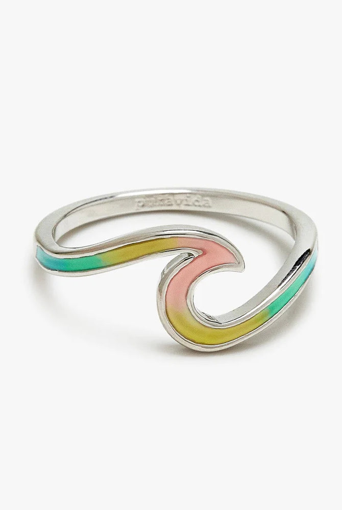 PV Tie Dye Wave Ring-Rings-Podos Boutique, a Women's Fashion Boutique Located in Calera, AL
