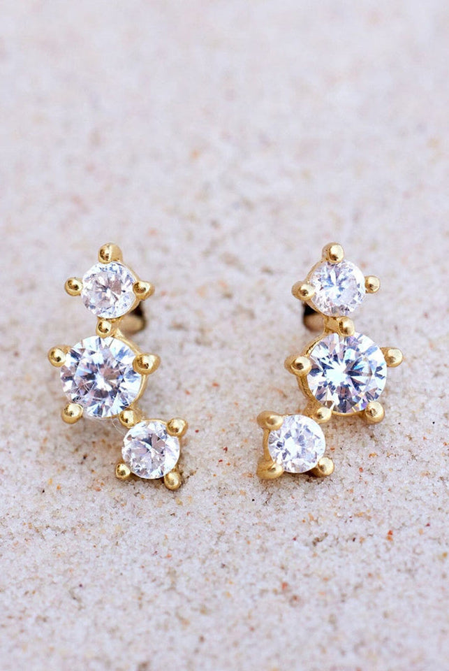 Estrella Gemstone Earring-Earrings-Podos Boutique, a Women's Fashion Boutique Located in Calera, AL