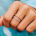 PV Floral Stacking Ring-Rings-Podos Boutique, a Women's Fashion Boutique Located in Calera, AL