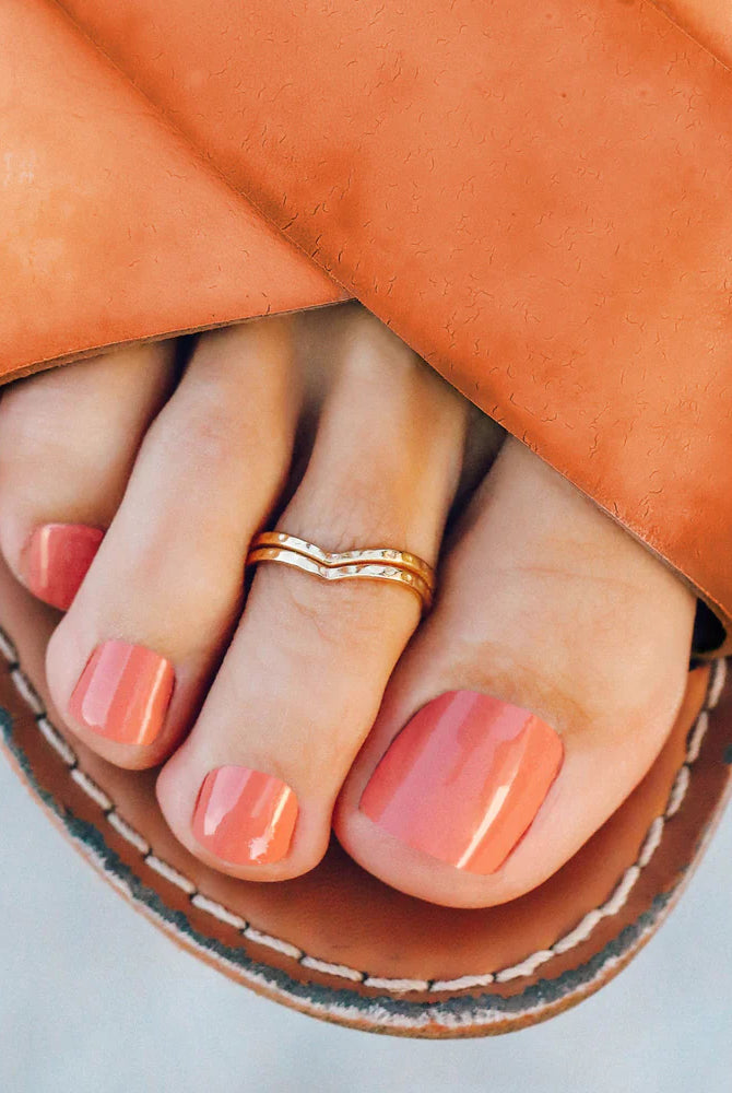 PV Chevron Toe Ring-Rings-Podos Boutique, a Women's Fashion Boutique Located in Calera, AL