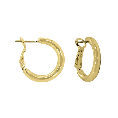 Maya J Mini Charm Small Hoop Earrings-Podos Boutique, a Women's Fashion Boutique Located in Calera, AL