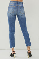 High Rise Relaxed Skinny Jeans-Jeans-Podos Boutique, a Women's Fashion Boutique Located in Calera, AL