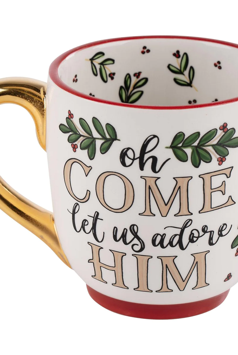 Christmas Mug-Drinkware-Podos Boutique, a Women's Fashion Boutique Located in Calera, AL