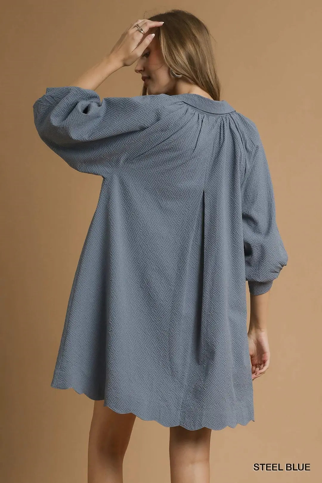 "Steel" Your Heart Dress-Short Dresses-Podos Boutique, a Women's Fashion Boutique Located in Calera, AL