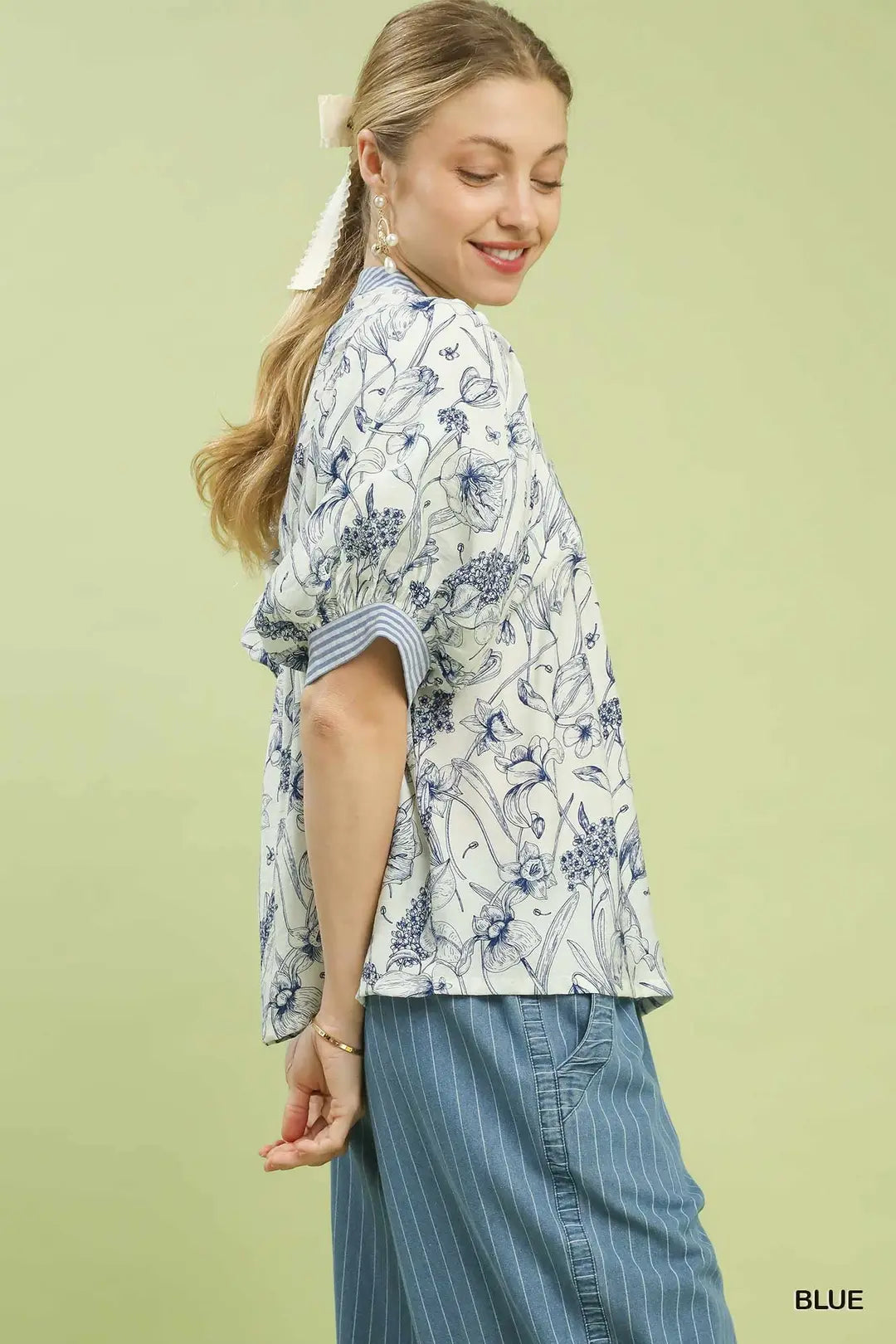 In Full Bloom Top-Fashion Tops-Podos Boutique, a Women's Fashion Boutique Located in Calera, AL