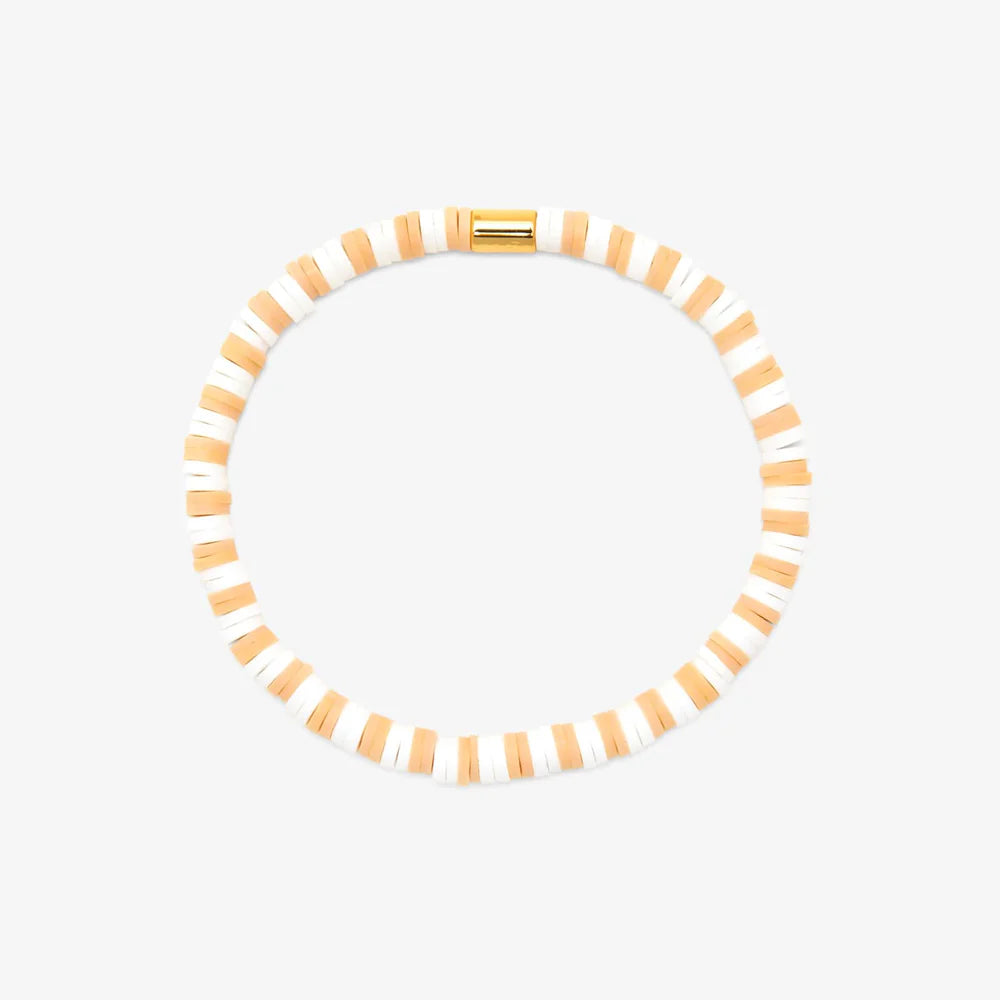 PV Seascape Vinyl Disc Stretch Bracelet-Podos Boutique, a Women's Fashion Boutique Located in Calera, AL