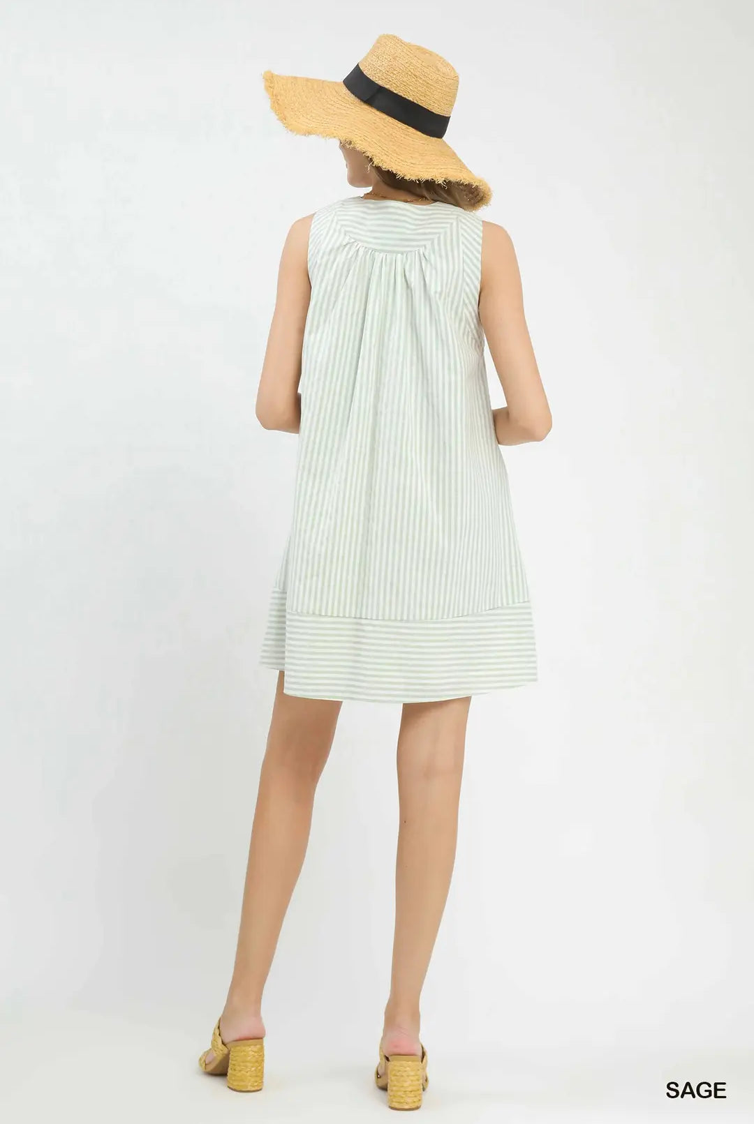 Sunday Stripes Dress-Short Dresses-Podos Boutique, a Women's Fashion Boutique Located in Calera, AL