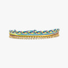 PV Laguna String and Gold Chain Bracelet-Jewelry-Podos Boutique, a Women's Fashion Boutique Located in Calera, AL