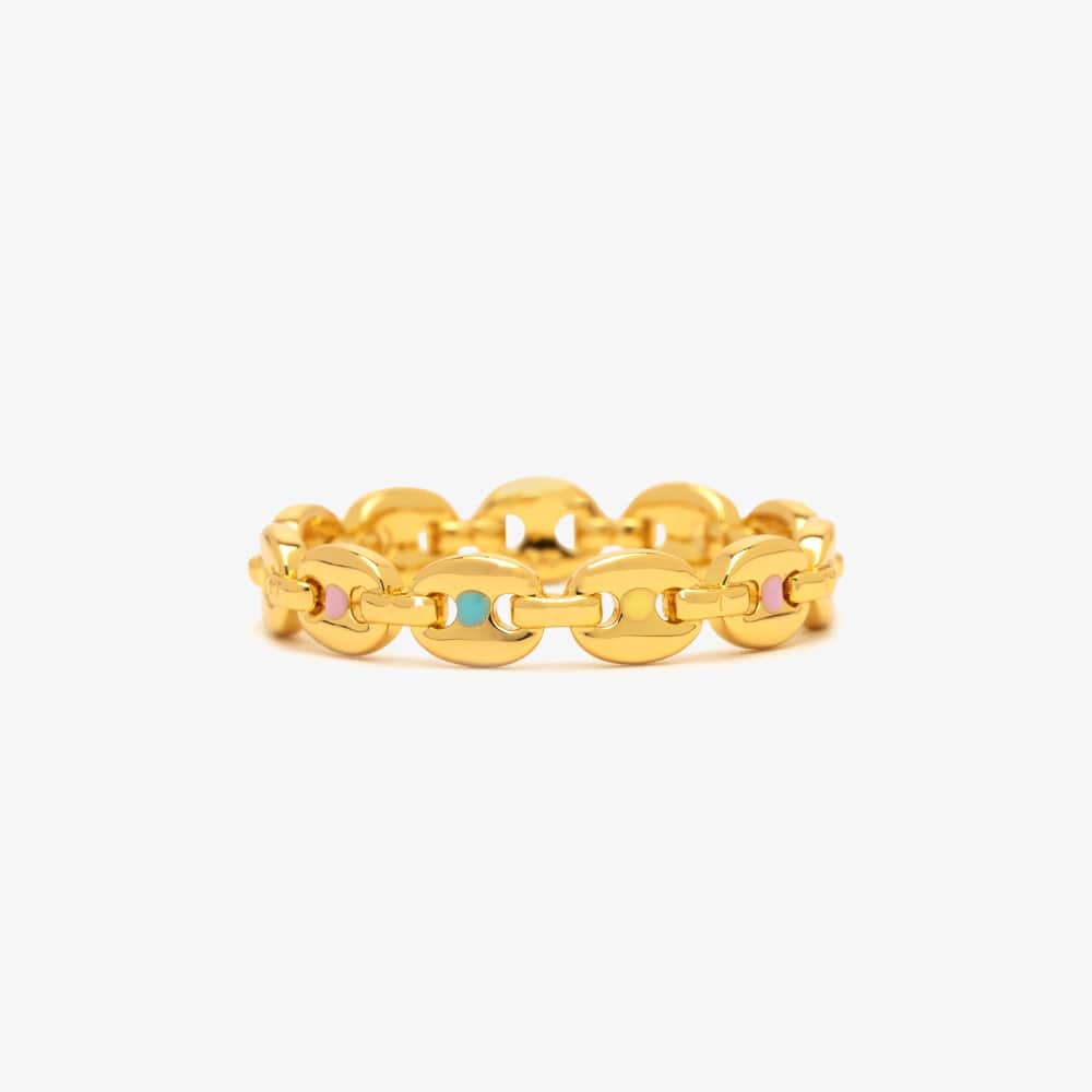 PV Mariner Chain Ring-Jewelry-Podos Boutique, a Women's Fashion Boutique Located in Calera, AL