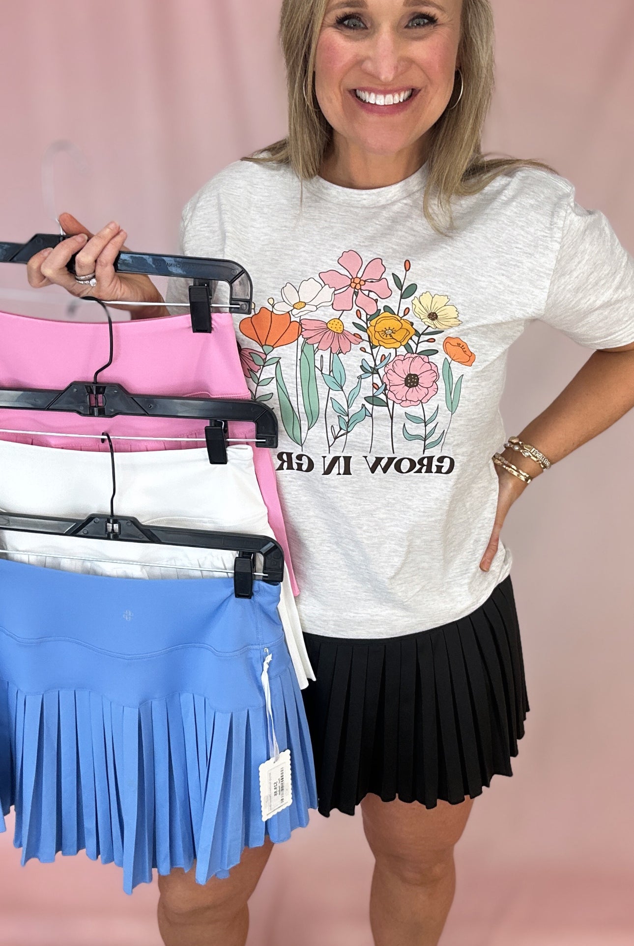 Simply Southern Pleated Skort-skort-Podos Boutique, a Women's Fashion Boutique Located in Calera, AL