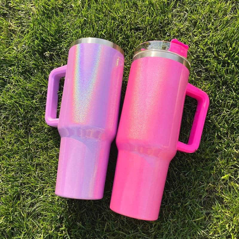 Iridescent Shimmer cups-Drinkware-Podos Boutique, a Women's Fashion Boutique Located in Calera, AL