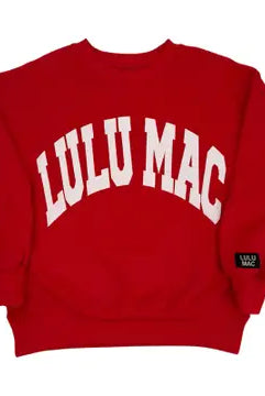 Lulu Mac Puff Sweatshirt-sweatshirts-Podos Boutique, a Women's Fashion Boutique Located in Calera, AL