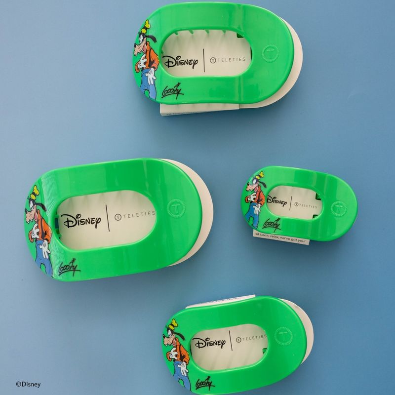 Teleties Disney Flat Round Hair Clip-Hair Accessories-Podos Boutique, a Women's Fashion Boutique Located in Calera, AL