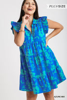 Blue Skies PLUS Dress-Podos Boutique, a Women's Fashion Boutique Located in Calera, AL