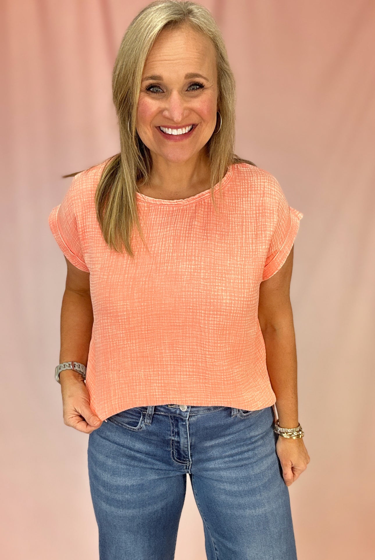 Set In Stone Top-Fashion Tops-Podos Boutique, a Women's Fashion Boutique Located in Calera, AL