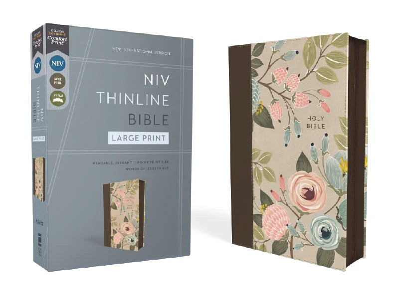 NIV Thinline Zipper Bible - Large Print-Podos Boutique, a Women's Fashion Boutique Located in Calera, AL