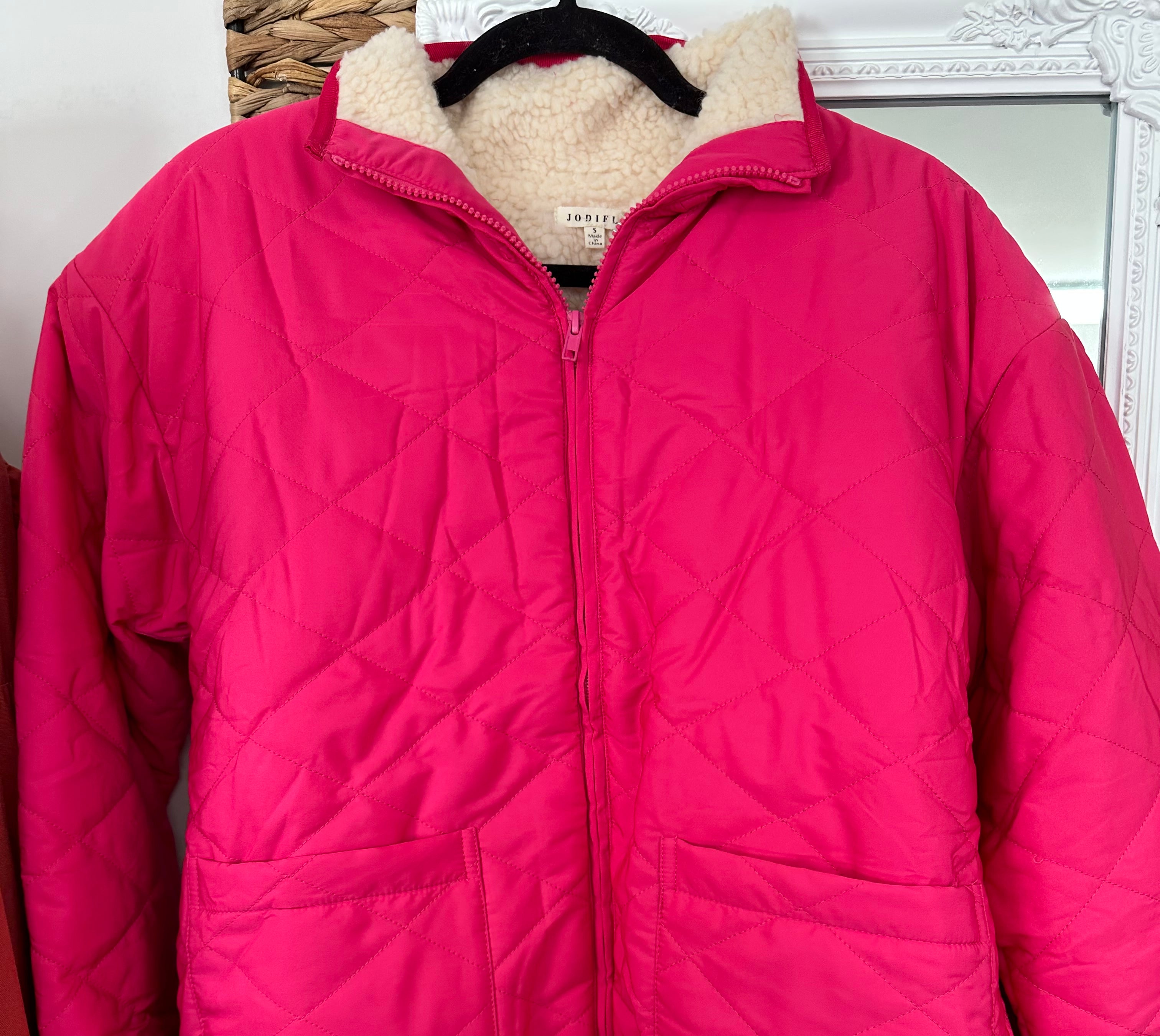 Quilted Lined Jacket-Jackets-Podos Boutique, a Women's Fashion Boutique Located in Calera, AL