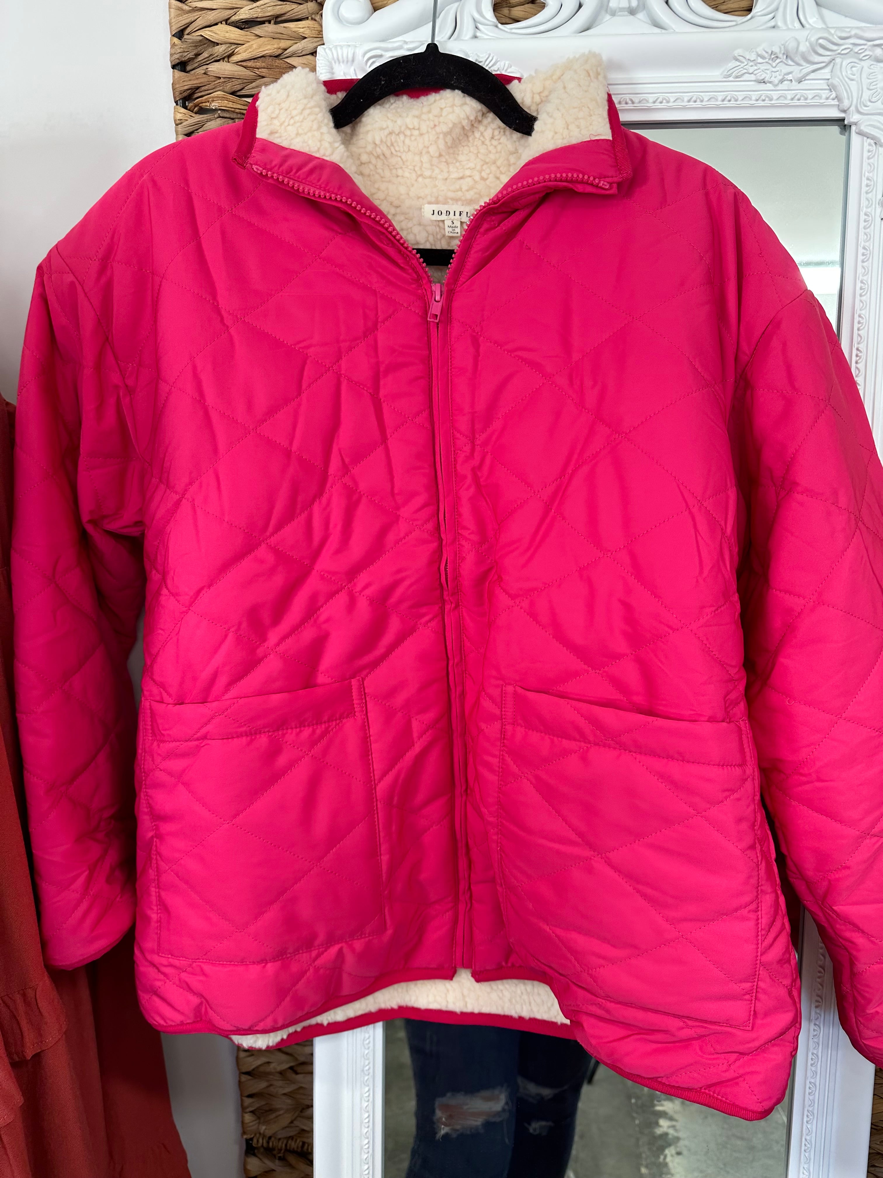 Quilted Lined Jacket-Jackets-Podos Boutique, a Women's Fashion Boutique Located in Calera, AL