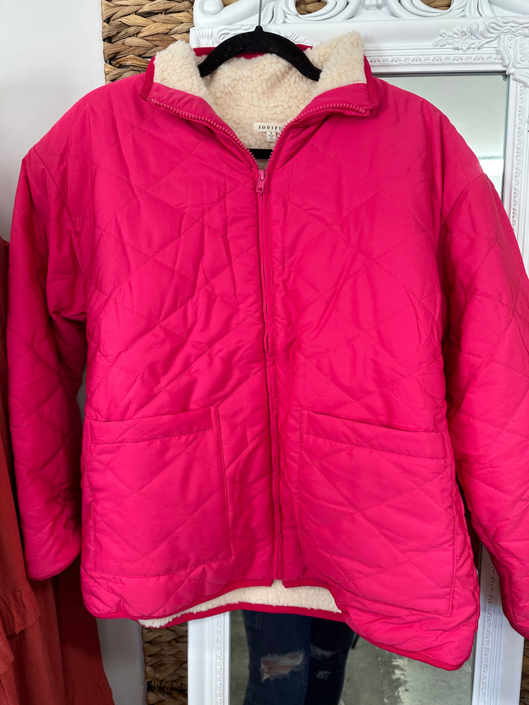 Quilted Lined Jacket-Jackets-Podos Boutique, a Women's Fashion Boutique Located in Calera, AL